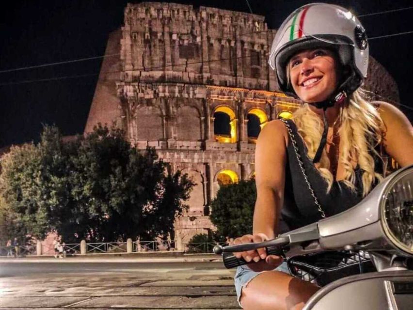Rome by Night Vespa Tour With Driver/Private Guide - Key points to know before you book