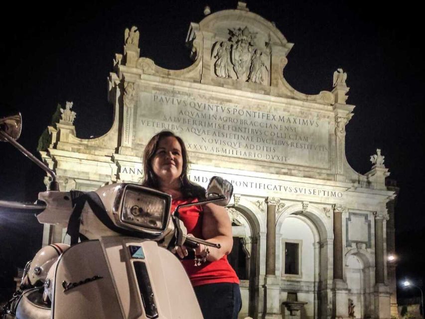 Rome by Night Vespa Tour With Driver/Private Guide - Baths of Caracalla and the old southern road