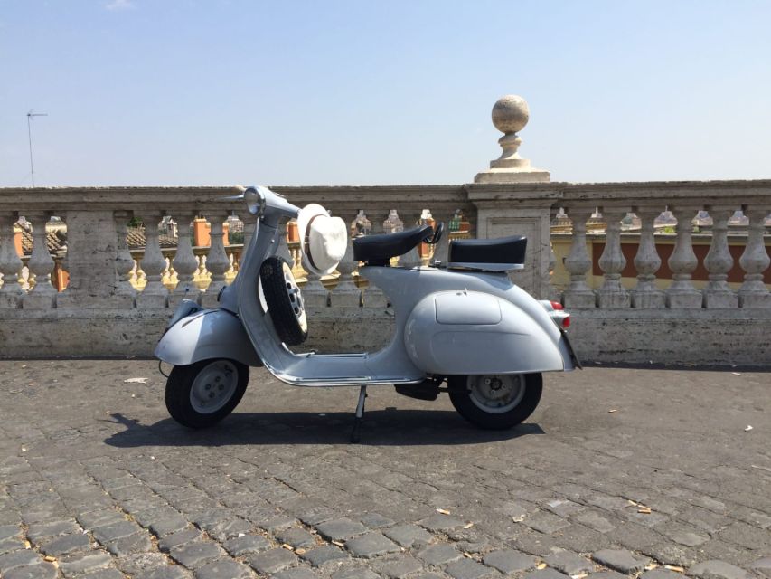 Rome: City Highlights Vespa Tour with Driver - Panoramic views and quieter corners