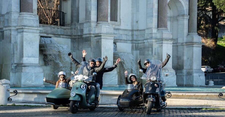 Rome: Day and Night Private Vespa Tour with Hotel Pickup - The Colosseum gives the ride a strong start