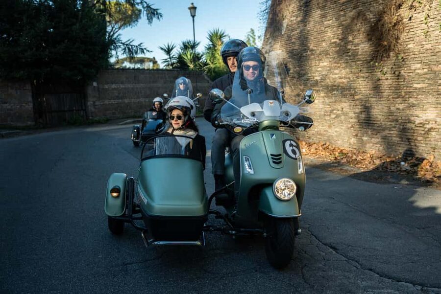 Rome: Evening Vespa Sidecar City Tour - Key points to know
