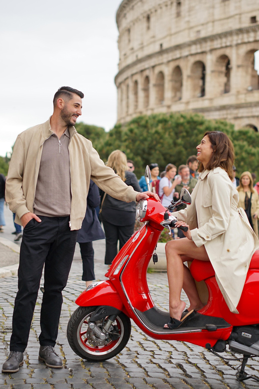 Rome: Explore the City by Vespa with an Optional Photoshoot - Passing Castel Sant’Angelo