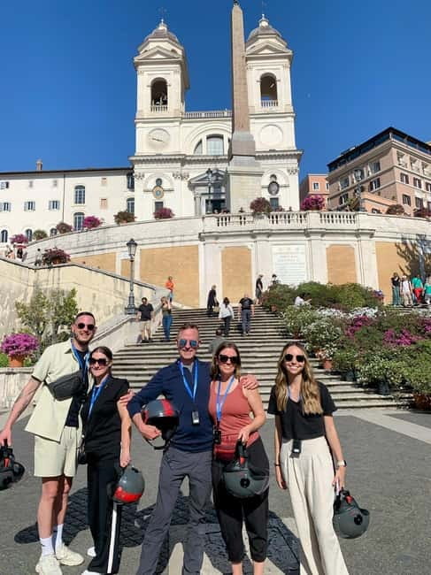Rome: Guided Vespa Tour with Self-Drive or as a Passenger - Trevi Fountain and Spanish Steps