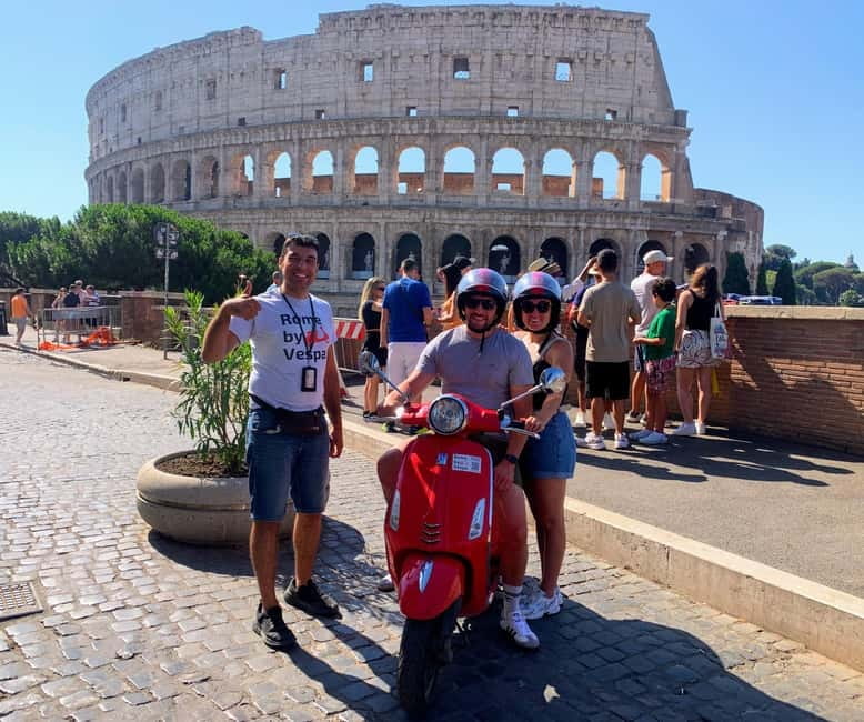Rome: Guided Vespa Tour with Self-Drive or as a Passenger - Self-drive or passenger: choose honestly