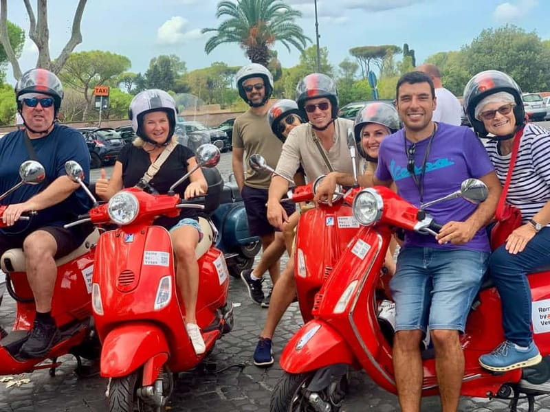 Rome: Guided Vespa Tour with Self-Drive or as a Passenger - Starting in Monti near the Colosseum