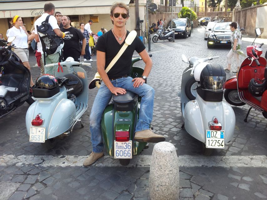 Rome: Half-Day Tour by Vespa with Driver - Key points to know before booking