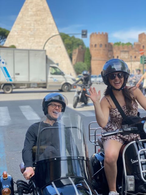 Rome: Highlights Vespa Sidecar Tour with Coffee and Gelato - Circus Maximus and the ride into Trastevere