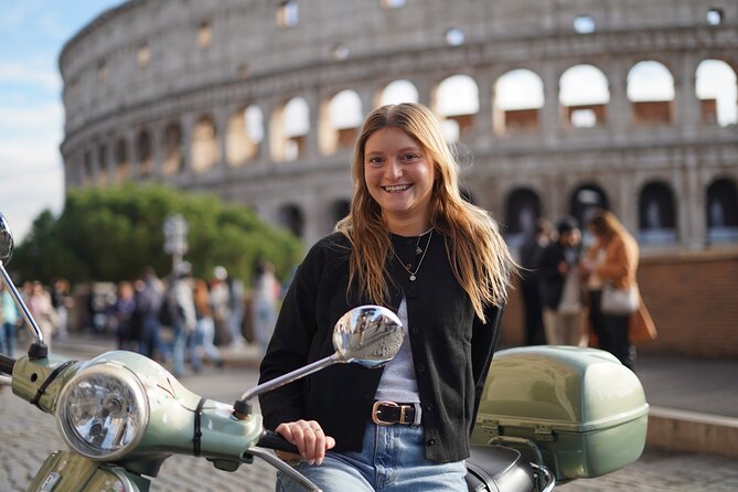 Rome Lizzie McGuire Experience with Vespa Tour - Starting beside the Colosseum