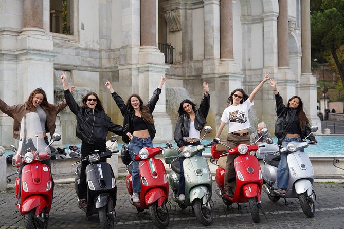 Rome: Lizzie McGuire Experience with Vespa Tour - Trevi Fountain and the route into central Rome