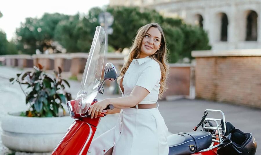 Rome: Private Vespa Experience with Professional Photoshoot - The Colosseum gives the tour an instant start