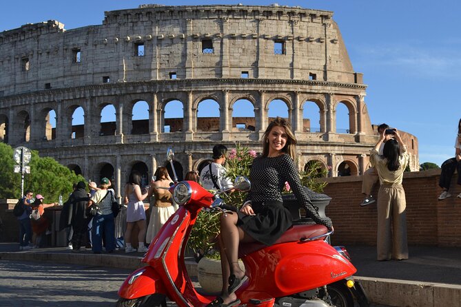 Rome Private Vespa Tour Pick-up from Hotel - Orange Garden: a quiet pause above the city
