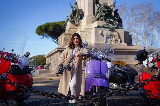Rome's Easy Ride Vespa Tour with Pick Up and Drop Off - Starting at the Colosseum