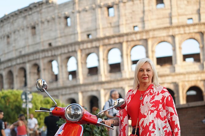 Rome's Easy Ride Vespa Tour with Pick Up and Drop Off - Thirty Minutes at Terrazza del Gianicolo