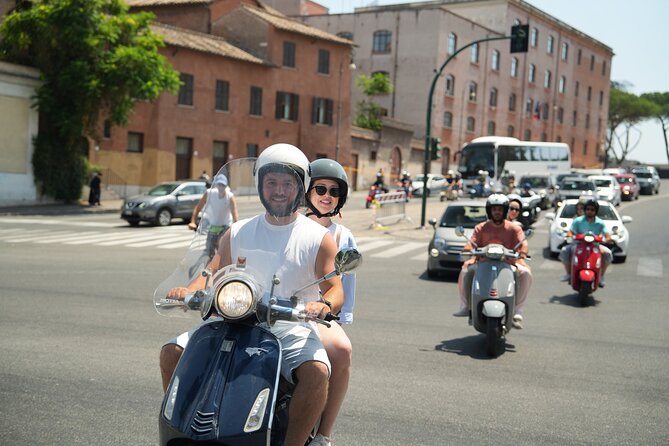 Rome’s Highest Hills Skyline Vespa Tour with Driver and Photo - Key points at a glance