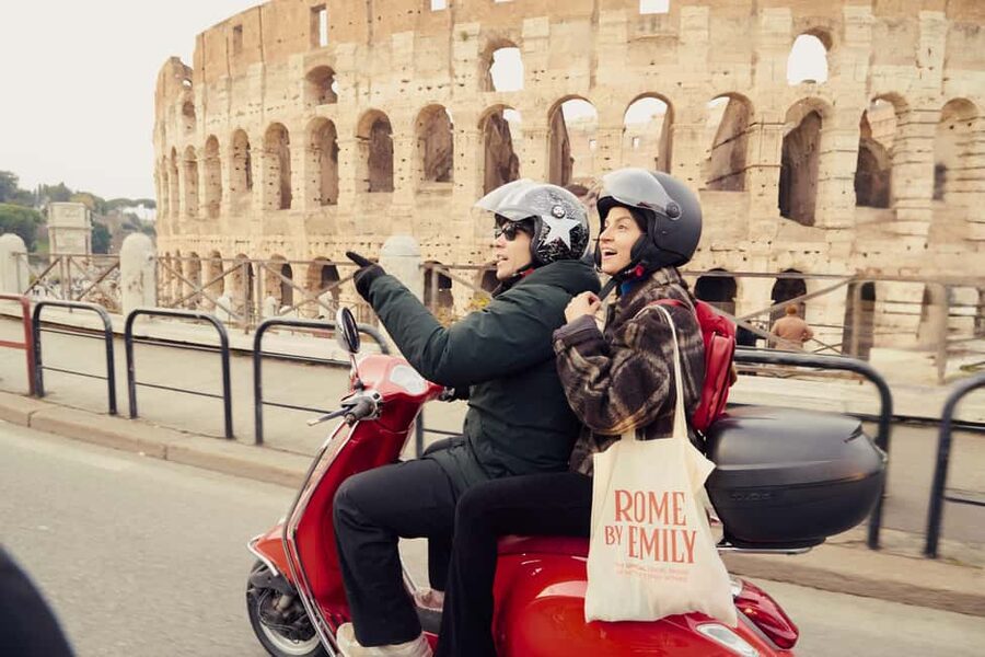 Rome: The Official Emily in Paris Vespa Tour with Pastry - The Spanish Steps and the first romantic stop