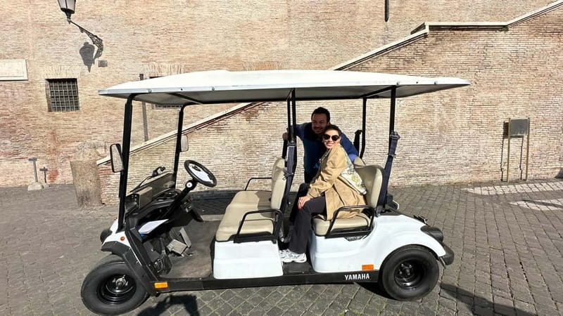 Rome Vespa Experience with Professional Photoshoot - Passing Piazza Venezia and Castel SantAngelo