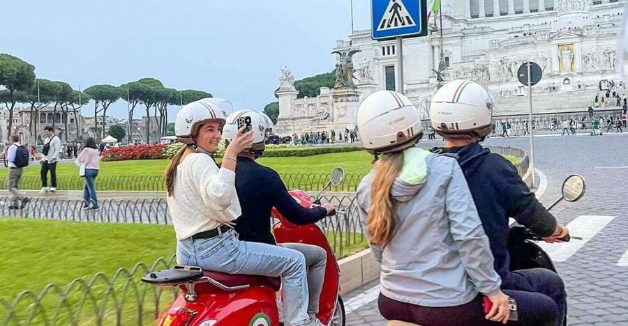 Rome Vespa Half-Day Tour with Private Driver - Major sights, side streets, and panoramic views