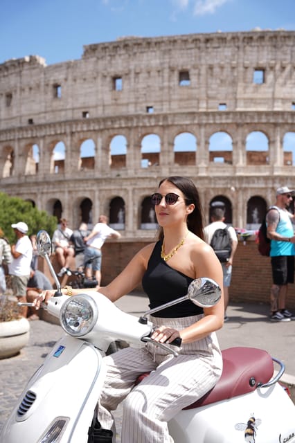 Rome: Vespa Photo Tour with Historic City Highlights - Passing Circus Maximus and reaching the Orange Garden