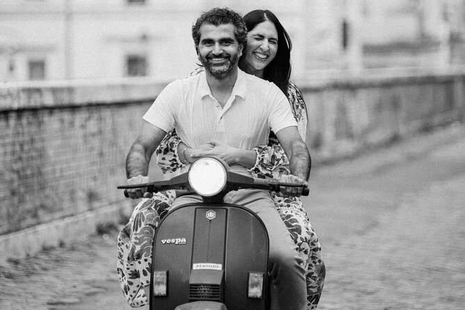 Rome Vespa Photography Service - Acqua Paola Fountain and one of Rome’s broadest views