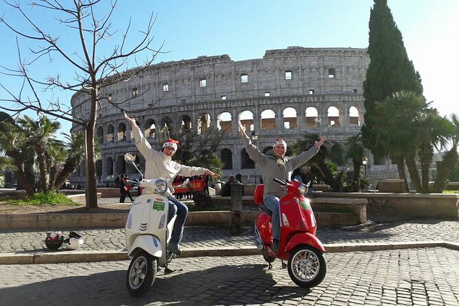 Rome Vespa Primavera 125 cc Rental - 72 Hours Rental - Starting at Via dei SS. Quattro near the Colosseum