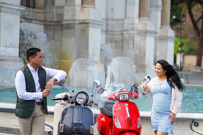 Rome Vespa Scooter Tour with Professional Photographer - The Mouth of Truth and a bit of Roman legend