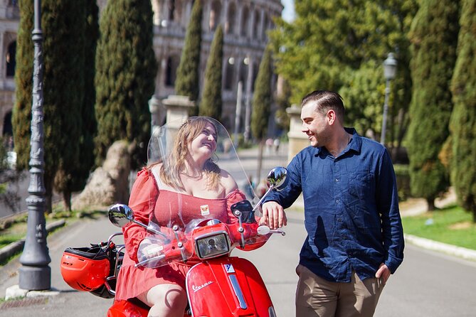 Rome Vespa Scooter Tour with Professional Photographer - Castel Sant’Angelo and the ride toward the river