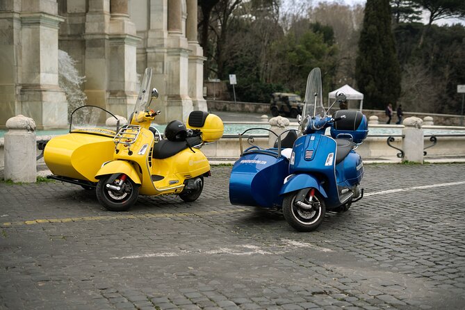 Rome Vespa Sidecar Food Tour with Local Tastings - Why a sidecar is a smart way to see Rome
