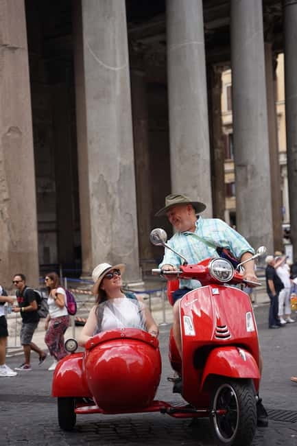 Rome Vespa Sidecar Tour: 90-Minute Panoramic Experience - Key points to know before booking