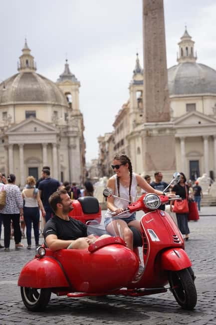 Rome Vespa Sidecar Tour: 90-Minute Panoramic Experience - Passing Rome’s headline sights in 90 minutes