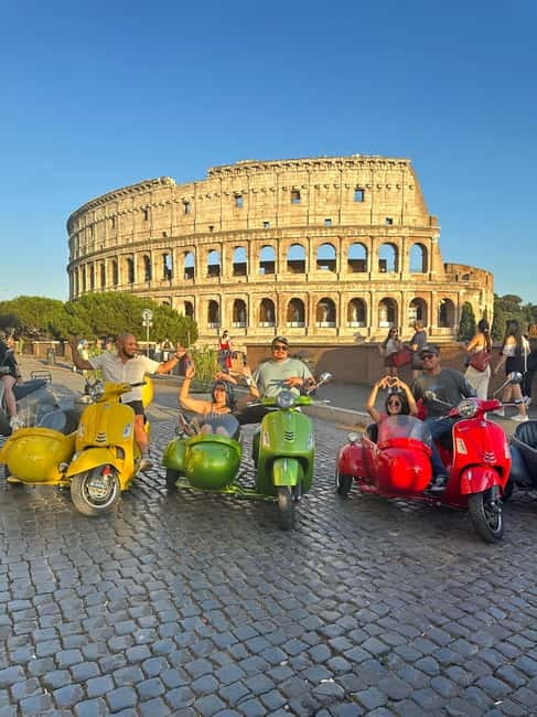 Rome: Vespa Sidecar Tour with Hotel Transfers & Gelato - The Pantheon, gelato, and the heart of ancient Rome