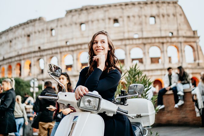 Rome Vespa Small Group Tour with Photoshoot - Janiculum Terrace and the Roman skyline