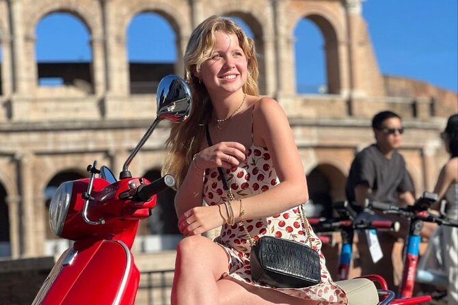 Rome Vespa Tour and Professional Photoshoot - Orange Garden and the view across Rome