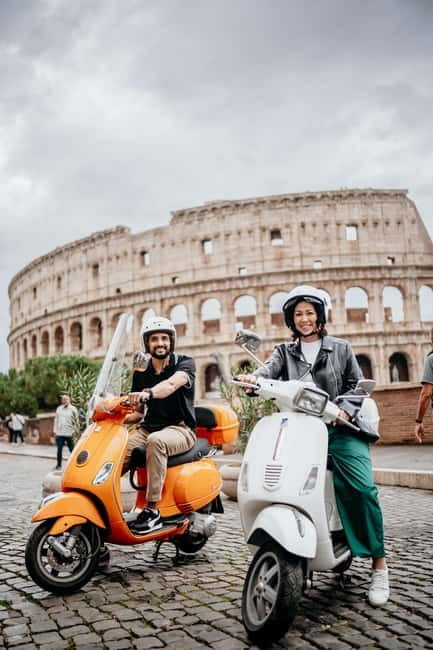 Rome: Vespa Tour with Gelato and Photos - The Colosseum and Constantine’s Arch