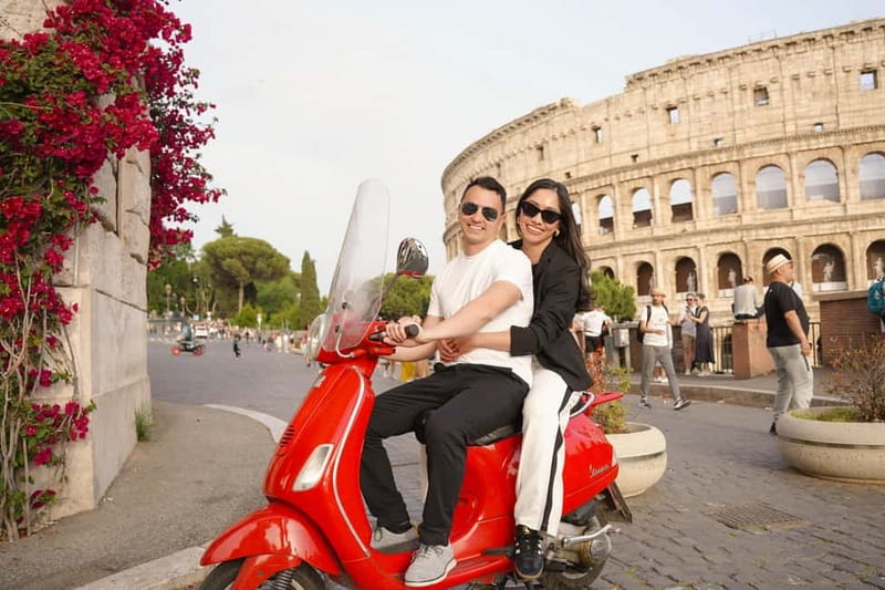 Rome: Vespa Tour with Hidden Gems and Driver - Key points to know before you book