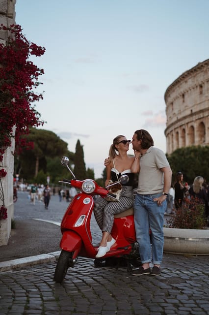 Rome: Vespa Tour with Photo services Small‑Group Highlights - Trastevere from the back of a Vespa