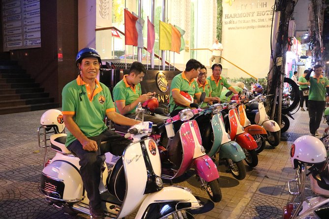 Saigon After Dark Vespa Street Food Tour + Live Music 4 hours - Live Vietnamese music and a drink for the final hour