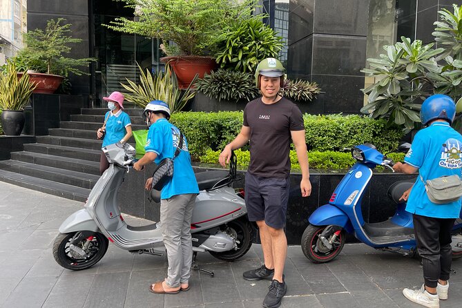 Saigon Morning and Afternoon Adventure by Vespa - District 7 Floating Market and Coconut Water