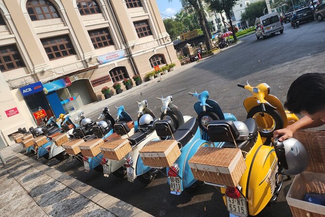 Saigon Secrets - Half Day Tour With Vintage Vespa - A break at Nguyen Thien Thuat apartment buildings