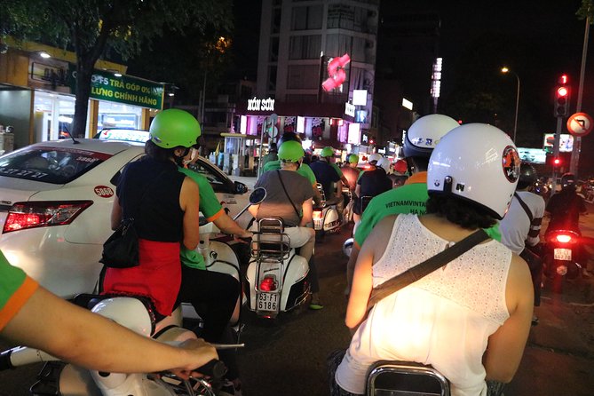 Saigon Vespa By Night Street Food Tour 4,5 Hours - Seafood, local flavors, and how much you will eat