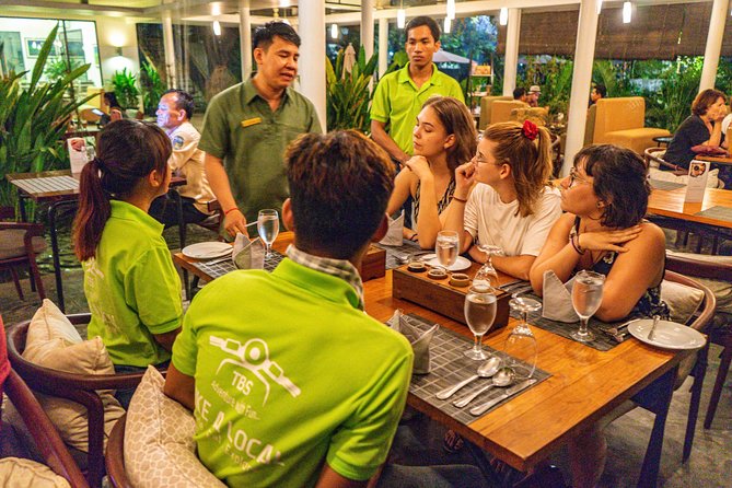Siem Reap Evening Foodie Vespa Tour / Tuk Tuk Available - Road 60, bugs, barbecue, and a roadside drink