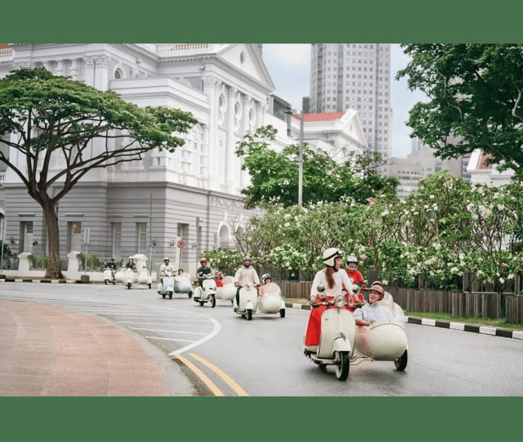 Singapore: Kampong Glam & Civic District Vespa Sidecar Ride - Photo stops, street art, and local tips