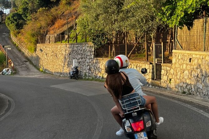 Sunset Amalfi Coast Vespa Tour With A Local - Conca dei Marini and ceramic color