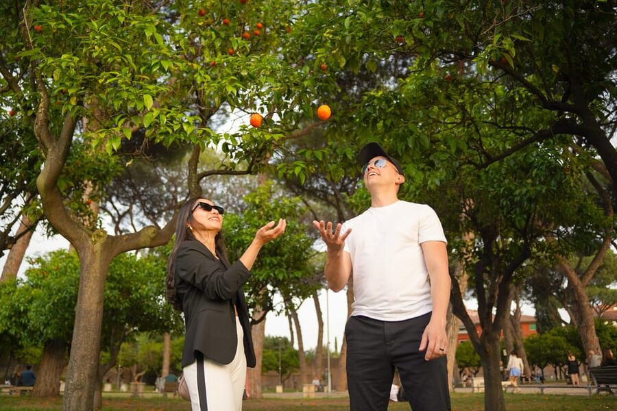 Taste, Explore, Capture-All inclusive Vespa Tour in Rome - Orange Garden and the Aventine view