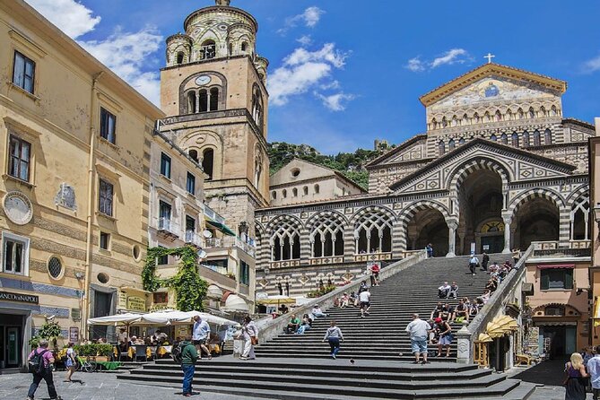 The BEST Private Amalfi Coast Vespa Tour - Amalfi Cathedral, local shops, and a family-run lunch