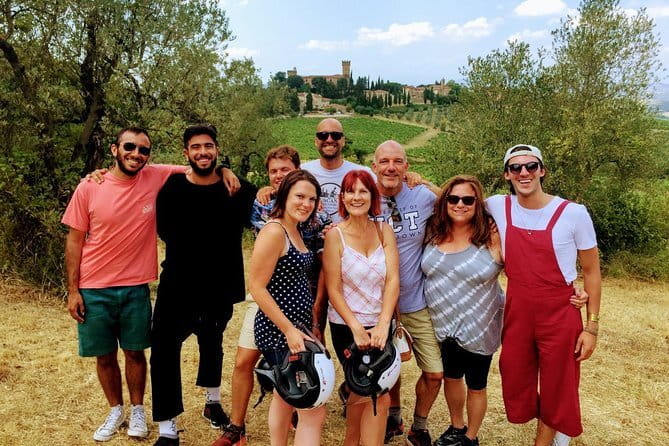 Tuscany Sunset Vespa Tour - Wine, olive oil, bread, and a family farm