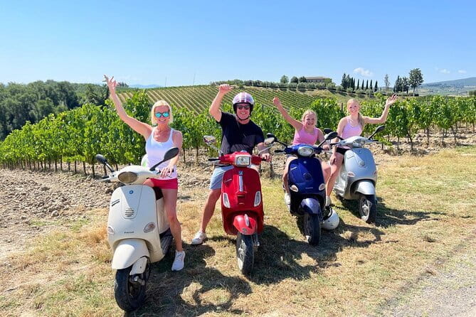 Tuscany Sunset Vespa tour with Dinner at a Chianti Winery - Key points at a glance