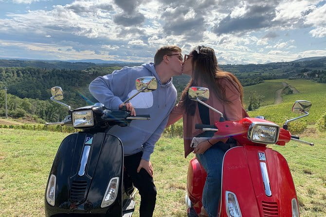 Tuscany Vespa Tour from Florence with Wine Tasting - Riding through the Tuscan hills