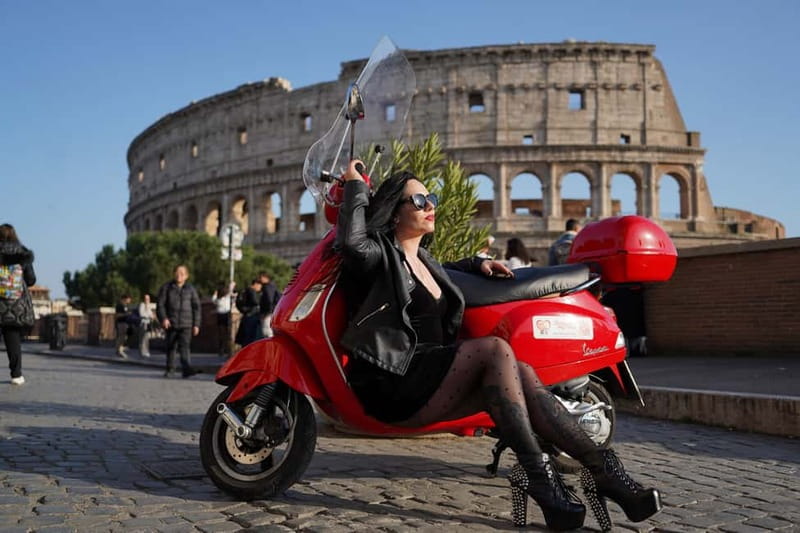 Vespa city tour in Rome with two different routes - Why a Vespa makes sense in Rome