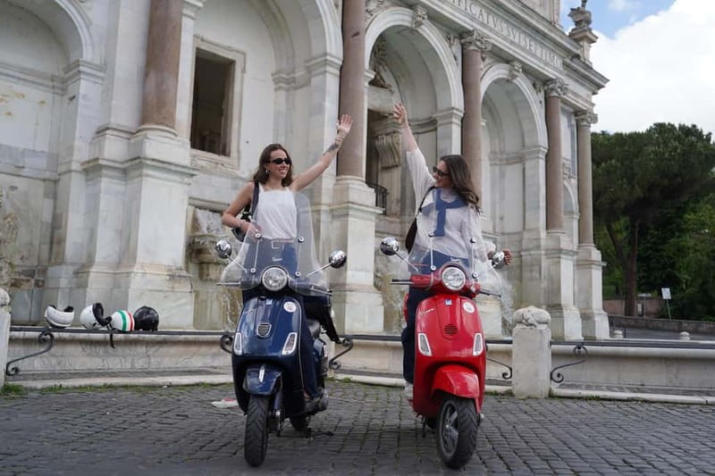 Vespa city tour in Rome with two different routes - Is $62 a fair price?