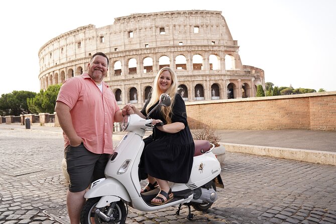 Vespa Experience in Rome– We Pick You Up Directly from Your Hotel - Giardino degli Aranci and the City View